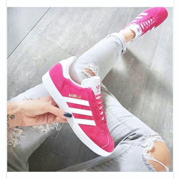 NIB Adidas Originals Pink Suede Gazelle - Picture 7 of 8
